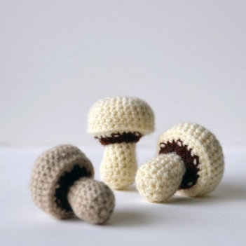 Mushrooms amigurumi pattern by The Flying Dutchman Crochet Design
