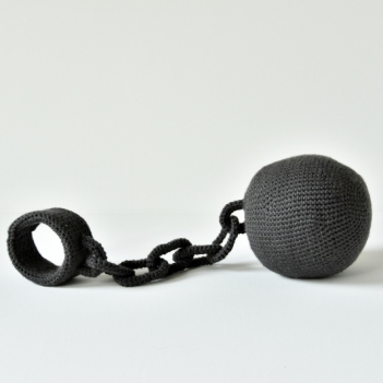 Prison Ball and Chain amigurumi pattern by The Flying Dutchman Crochet Design