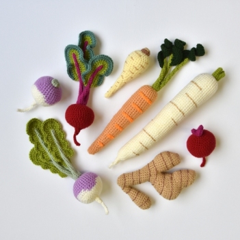 Root Vegetables Set amigurumi pattern by The Flying Dutchman Crochet Design