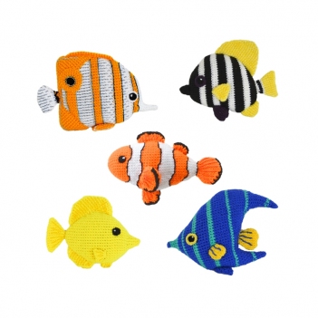 Tropical Fish Party amigurumi pattern by The Flying Dutchman Crochet Design
