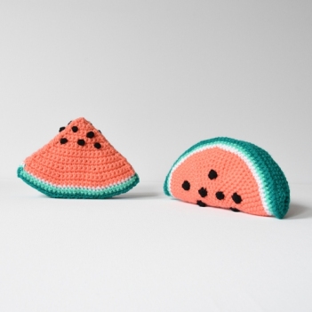 Watermelon Slices amigurumi pattern by The Flying Dutchman Crochet Design