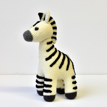 Zebra amigurumi pattern by The Flying Dutchman Crochet Design