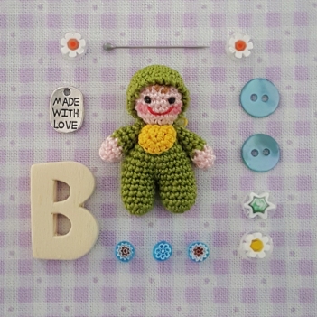 Itty Bitty Baby amigurumi pattern by Muffa Miniatures