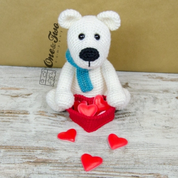 Parker the Polar Bear amigurumi pattern by One and Two Company