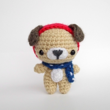 Cutie Puppy amigurumi pattern by AmiAmore