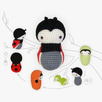 Ladybug - Life Cycle Playset amigurumi pattern by Lalylala
