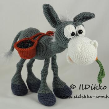 Dusty the Donkey amigurumi pattern by IlDikko