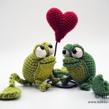 Franz and Frida the Frogs amigurumi pattern by IlDikko