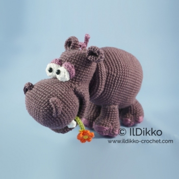 Hippolyte the Hippo amigurumi pattern by IlDikko