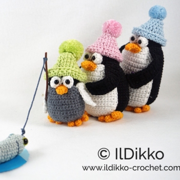 Tip-top Penguins amigurumi pattern by IlDikko