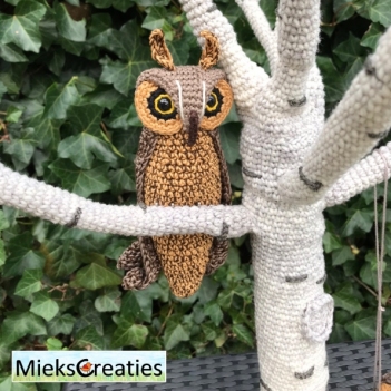 The Long-eared Owl amigurumi pattern by MieksCreaties