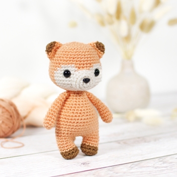 Friendly Little Fox amigurumi pattern by Kristi Tullus