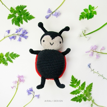 Carlotta the Ladybug amigurumi pattern by airali design