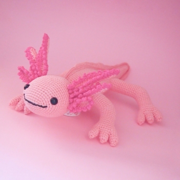 Julio the Axolotl amigurumi pattern by Los sospechosos