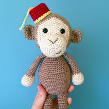 Cheeky little monkey amigurumi pattern