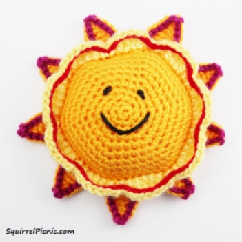 Cuddly Sun amigurumi pattern