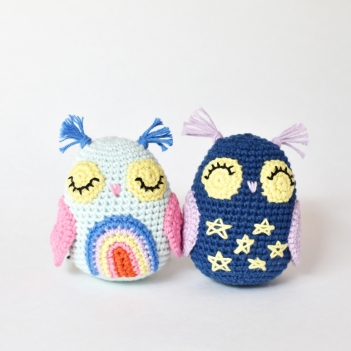 Day and Night Owls amigurumi pattern