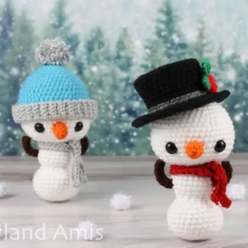 Frostbert the Snowman amigurumi pattern