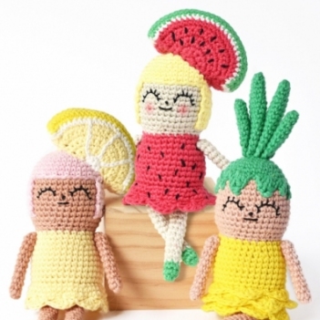 Fruit Girls amigurumi pattern