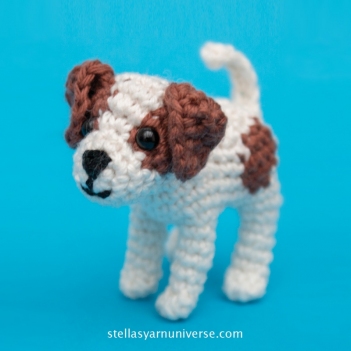 Jack Russel Terrier puppy amigurumi pattern