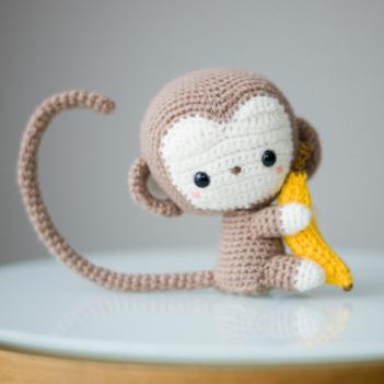 Kiko kawaii baby monkey amigurumi pattern