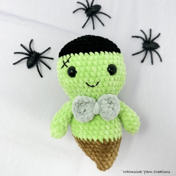 Mini Frankenstein Ghost amigurumi pattern