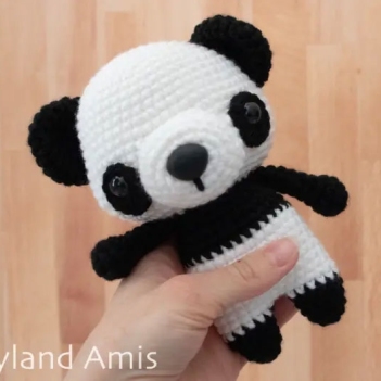 Panda Bear amigurumi pattern