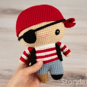 Pete the Pirate amigurumi pattern
