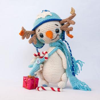 Snowman Lu amigurumi pattern by Ds_mouse
