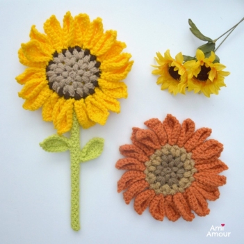 Sunflower Wand amigurumi pattern