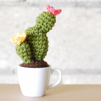 cactus in a cup amigurumi pattern