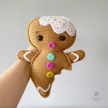 gingerbread boy amigurumi pattern