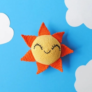happy sun doll amigurumi pattern