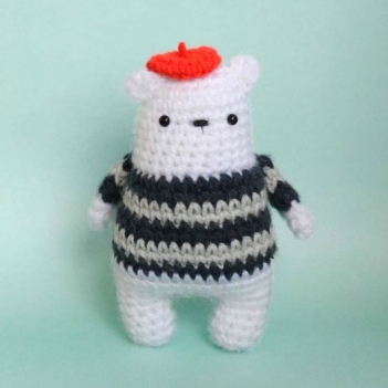 huber the polar bear amigurumi pattern