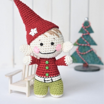 little christmas elf amigurumi pattern