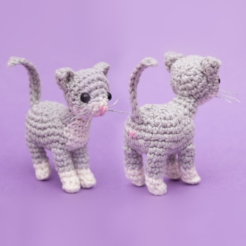 little gray cat amigurumi pattern