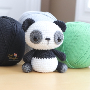 little panda amigurumi pattern
