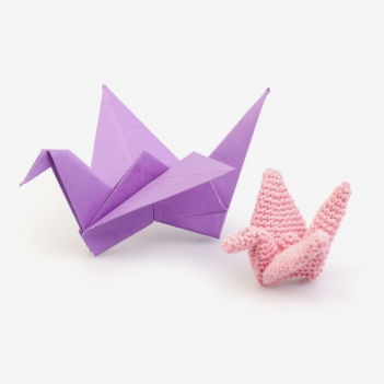 origami crane amigurumi pattern