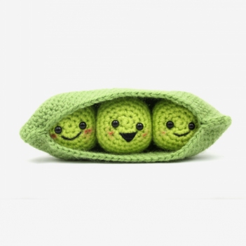 peas in a pod amigurumi pattern
