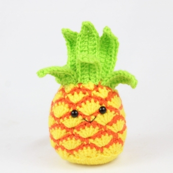 smiling pineapple amigurumi pattern