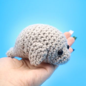 worlds cutest manatee amigurumi pattern