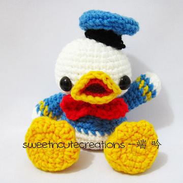 Baby Donald Duck amigurumi pattern by Sweet N' Cute Creations