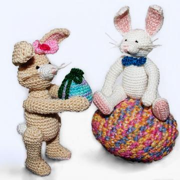 Easter Bunnies amigurumi pattern by Minimonde