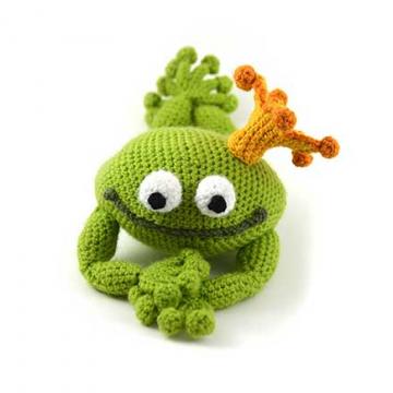 Frog Prince amigurumi pattern by The Flying Dutchman Crochet Design