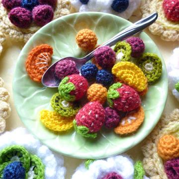 Fruit Desserts amigurumi pattern by Janine Holmes at Moji-Moji Design