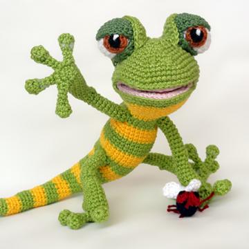 Giorgio the gecko amigurumi pattern by IlDikko
