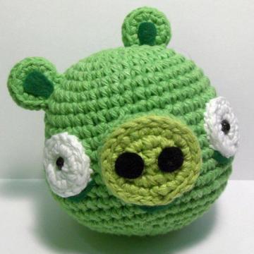 Angry Birds Green Pig amigurumi pattern