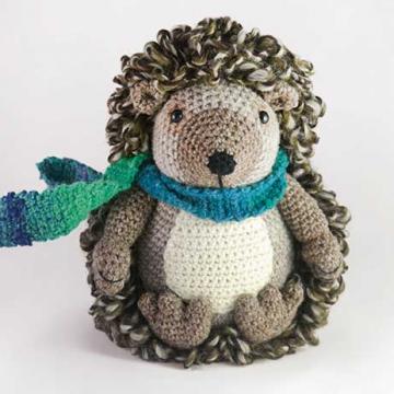 Hedley the hedgehog amigurumi pattern by Janine Holmes at Moji-Moji Design