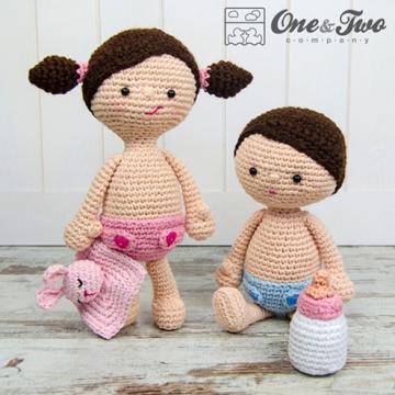 Little me playset amigurumi pattern by One and Two Company