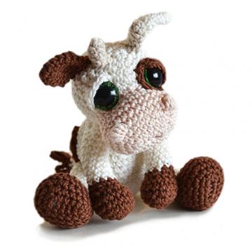 Mable the Cow amigurumi pattern by Patchwork Moose (Kate E Hancock)